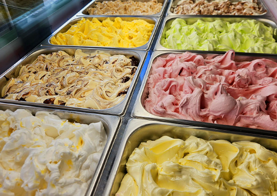 De Icco-Gelato aus eigener Produktion